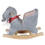 vidaXL Éléphant à bascule pour bébés
