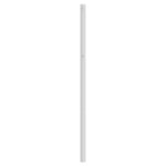 vidaXL Tête de lit métal blanc 140 cm