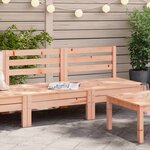 vidaXL Canapés de jardin sans accoudoirs 2 Pièces bois massif douglas