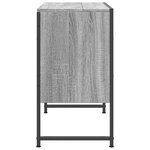 vidaXL Armoire lavabo de salle de bain sonoma gris bois d'ingénierie