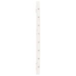 vidaXL Tête de lit murale Blanc 106x3x63 cm Bois massif de pin