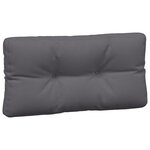 vidaXL Coussins de palette lot de 3 anthracite tissu