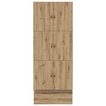 vidaXL Cadre de Lit de Rangement Artisan Chêne 90x200 cm