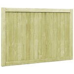 vidaXL Portillons de jardin 2 Pièces Bois de pin imprégné 300x100 cm