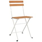 Ensemble de bistro jardin meuble extérieur terrasse pliable 7 pièces bois d'acacia solide et acier 02_0013548