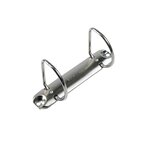 Classeur Personnalisable Rigide 2 Poches Kreacover - 2 Anneaux En D 50mm - A4 Maxi - Blanc - X 10 - Exacompta