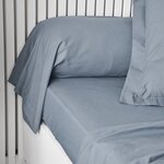 Taie de traversin - 45 x 185 cm uni - Denim