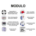 Module De Classement Modulo Office10 Tiroirs Fermés - Bleu - Exacompta