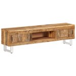 vidaXL Meuble TV Bois de récupération massif 140x30x40 cm