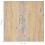 vidaXL Dalles de plancher autoadhésives 20 Pièces PVC 1 86 m² marron