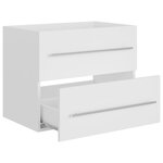 vidaXL Armoire d'évier Blanc 60x38 5x48 cm Aggloméré