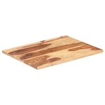 vidaXL Dessus de table bois massif d'acacia 25-27 mm 60x90 cm