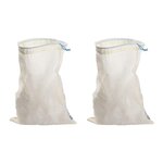 10 sacs en coton réutilisables 32 x 29 cm