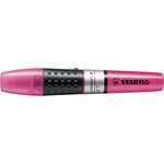 Surligneur LUMINATOR Niveau Visible Pointe Biseautée Rose STABILO