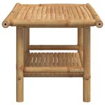 vidaXL Table basse 70x40x35 cm bambou