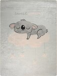 Tapis enfant Dreams 120 x 160 cm - Bleu