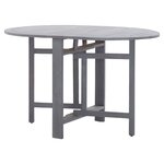 vidaXL Ensemble à manger de jardin 5 Pièces Bois d'acacia massif Gris