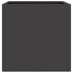 vidaXL Jardinière noir 49x47x46 cm acier laminé à froid