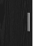 vidaXL Buffet haut Chêne noir 40x42.5x185 cm Bois
