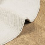 vidaXL Tapis IZA poils courts style scandinave crème Ø 80 cm