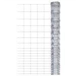 vidaXL Clôture de jardin Acier galvanisé 50x1 5 m Argenté