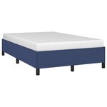 vidaXL Cadre de lit Bleu 120 x 200 cm Tissu