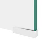 vidaXL Meuble TV/pour moniteur 90x30x13 cm verre transparent