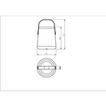 Lanterne portative rechargeable GALIX G4420 - USB 9 LED - Blanc chaud