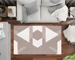 Tapis de salon ZINO 120 x 180 cm - Beige