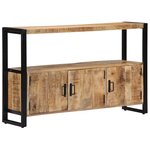 vidaXL Armoire latérale 120x30x75 cm Bois de manguier solide
