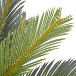 vidaXL Plante artificielle avec pot Palmier Cycas Vert 90 cm