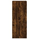 vidaXL Meuble TV mural chêne fumé 40 5x30x102 cm bois d'ingénierie