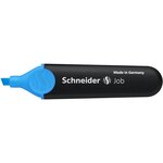 Surligneur Rechargeable Job Pointe Biseau 1-5 mm Bleu x 10 SCHNEIDER