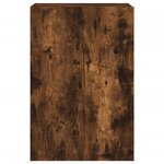 vidaXL Meuble TV mural chêne fumé 40 5x30x60 cm bois d'ingénierie