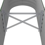 vidaXL Lit surélevé de jardin Acier enduit de poudre 152x40x36 cm Vert
