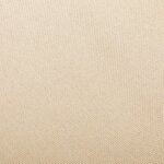 vidaXL Chaise à bascule Crème Tissu