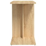 vidaXL Table d'appoint Chêne sonoma 50x30x50 cm Bois d’ingénierie