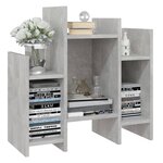 vidaXL Armoire latérale Gris béton 60x26x60 cm Aggloméré