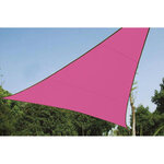 Perel Voile d'ombrage  hydrofuge  5 x 5 x 5 m  160 g/m²  polyester  triangulaire  fuchsia