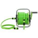 vidaXL Enrouleur de tuyau d'arrosage 20 + 2 m
