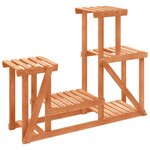 vidaXL Support à fleurs 90x25x73 5 cm bois massif de sapin