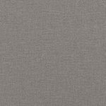 vidaXL Canapé Chesterfield 3 places taupe tissu