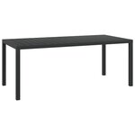 vidaXL Mobilier à dîner de jardin et coussins 7Pièces Résine tressée Gris