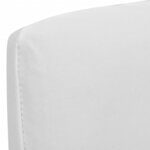 vidaXL Housses extensibles de chaise 6 Pièces Blanc