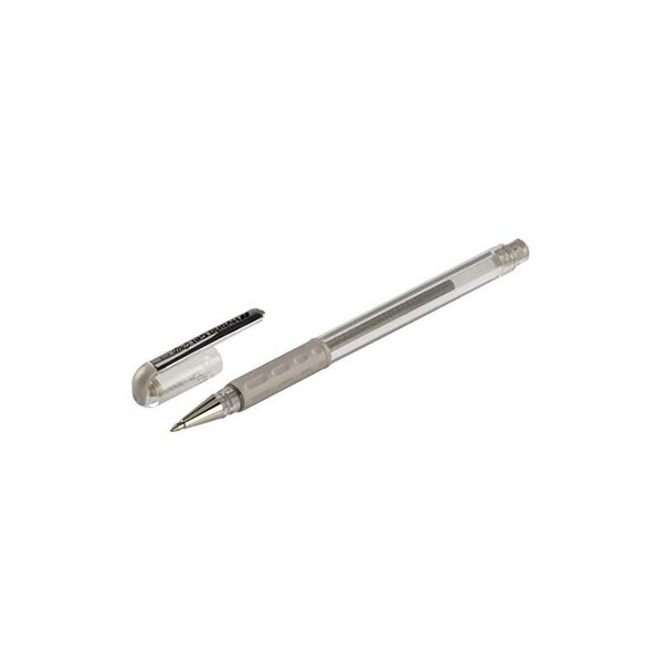 Pentel Stylo roller gel Hybrid Gel Grip Metallic K118 argent