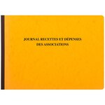 Piqûre 25x38cm Comptabilité Associations Journal des Recettes Dépenses 80p EXACOMPTA