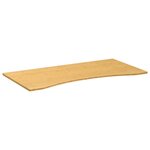 vidaXL Dessus de bureau 110x55x1 5 cm bambou