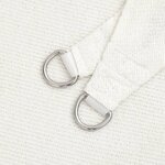 vidaXL Voile d'ombrage 160 g/m² Blanc 3 5x4 5 m PEHD
