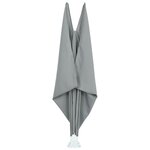 vidaXL Auvent latéral pliable de terrasse Gris 240 x 160 cm