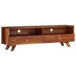 vidaXL Meuble TV Bois de récupération solide 140x30x40 cm